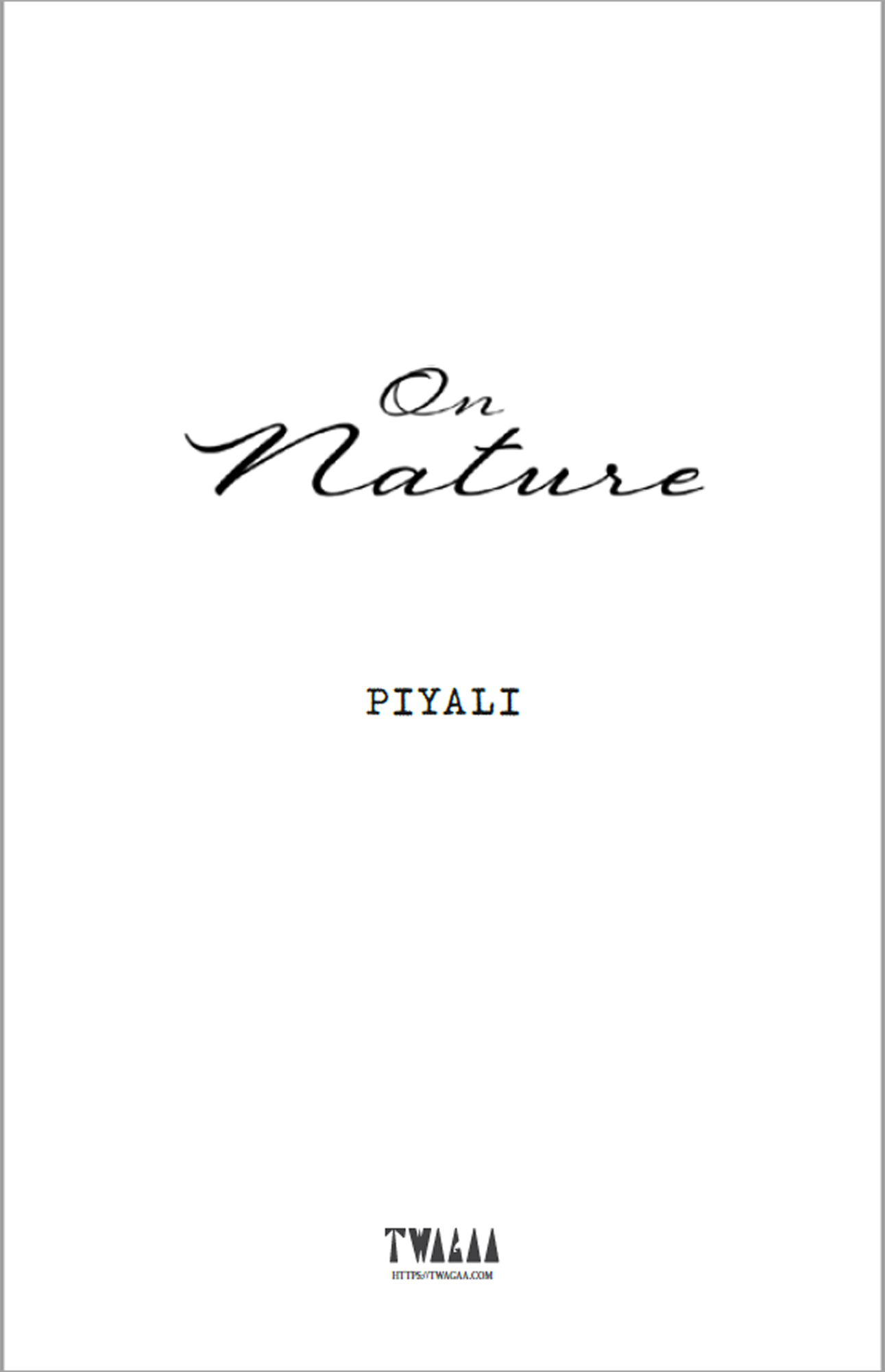 Book Title: The World in a Wave